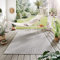 Steffensmeier Indoor Outdoor Teppich Norrland Garten Flur Balkon, wasserfest, strapazierfähig und pflegeleicht, Karo Beige Grau, Größe: 160x230 cm