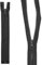mumbi_35485 Reißverschluss teilbar 5mm 20cm Schwarz Kunststoff Reißverschlüsse mit Zipper grobe Zähne