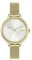 Lacoste Analog Quarzuhr für Damen mit Gelbgoldfarbenes Edelstahl-Mesh-Gliederarmband - 2001254