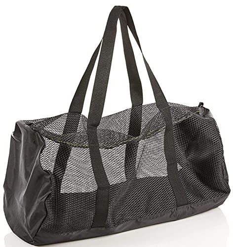 Mesh Diving Duffel Bag, Faltbare große Strandtaschen und Taschen mit Reißverschluss, Tauch- und Schnorchelausrüstung, Maske, Flossen, Schnorchel.