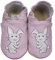 HOBEA-Germany Krabbelschuhe für Jungs und Mädchen in verschiedenen Designs, Kinderhausschuhe Jungen, Lederschuhe, Schuhgröße:24/25, Modell Schuhe: Hase Pastell lila