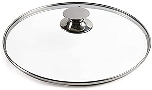 EXENXA Couvercle de Casserole Couvercles de Rechange, Dôme Wok Couvercle Verre Acier Inoxydable 31cm-36cm pour Beaucoup de Casseroles Cuisine Pratique Poêle à Frire-26cm