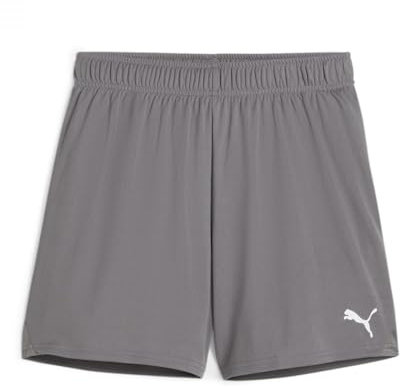 PUMA teamGOAL Shorts WMNS, Unisex-Erwachsene Gestrickte Shorts, Cast Iron-PUMA White, 705754