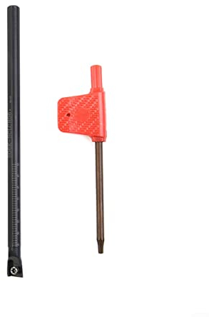 URPIZY 6mm SCLCR06 Lathe Turning Tool Lathe Boring Bar Holder + T8 wrenchs Lathe Accessories