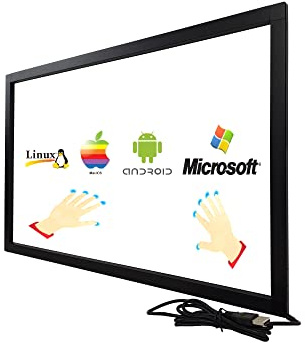 DeYoWo 42 Zoll Infrarot-Touchscreen-Rahmen, IR-Touchscreen-Overlay, Touchscreen-Panel, Freier Treiber