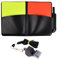 JOCXZI Sport Schiedsrichter Set,Rot gelbes Kartenset,Trainer Pfeife für Fußball,Schiedsrichter Set Karten, PVC, Schiri-Karten-Set,Perfekt für Fußballspiel Tischtennis, Badminton, Basketball
