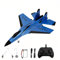 Uezeth RC Plane Foam Plane, Remote Control 2024 Wireless Airplane Toy, Glider 2.4g Radio Control, Outdoor Model Flight Toys for Kids And Adults (Blue)