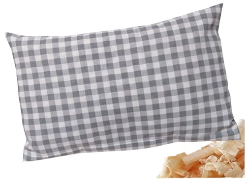 Heubergshop Zirbenkissen - Karo Grau in 20x30cm (Karo Grau)