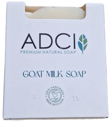 ADCI - Premium Natural Soap GOAT MILK/ZIEGENMILCH | Handgemachte Seife | Tierversuchsfrei | natürliche Inhaltsstoffe