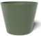 POTS&MORE Pot de Fleurs Conico 40 VP014004 (diamètre 40,8 cm, Forme Ronde, Couleur Vert Olive, Hauteur 33,2 cm, Pot en Plastique, pour Plantes d'intérieur)