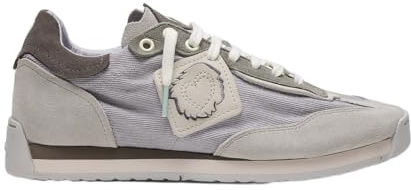 Satorisan - Enso Gaia - Casual Sneaker Herren und Damen - Vintage Leder und Textil Sportschuhe Bequem, Nachhaltig und Dauerhaft - Farbe Enlightened Grey - Größe 41