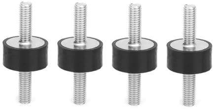 Hominas Gummipuffer M6, Gummi M6 Vibrationsdämpfer Halterungen Anti Vibration Gummi Isolator Halterungen Schwingungsdämpfer für Luftkompressoren, Garagenmotor