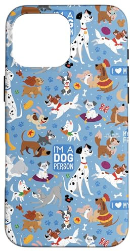 iPhone 16 Pro Max Disney Dogs I’m a Dog Person Blue Case