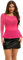 florynova Womens Mesh Tops See Through Sheer Stretchy Long Sleeve Blouse Slim Fit Shirt(Neutral Pink,M)