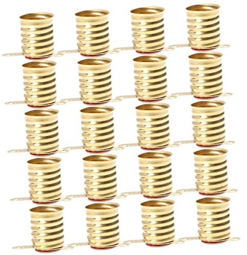 HOMOCONO 50 Stück E10 Lampensockel Mini Lampenfassung Für Glühbirnen Ideal Für Elektrische Tests Und DIY Projekte Hochtemperaturbeständig Perfekt Für Renovierungen Und Bastelarbeiten