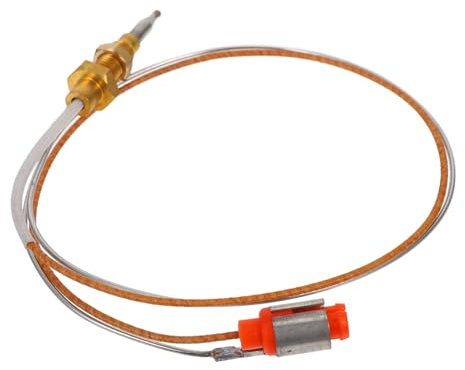 UKCOCO Ersatzthermoelement Für Gasbrenner Und Gasheizgeräte Präzisionskopf Flammenausfallsicherung Kompatibel Mit Einbauherden Und Heizkesseln Sicherheits Thermoelement Zündnadel Für Gasöfen