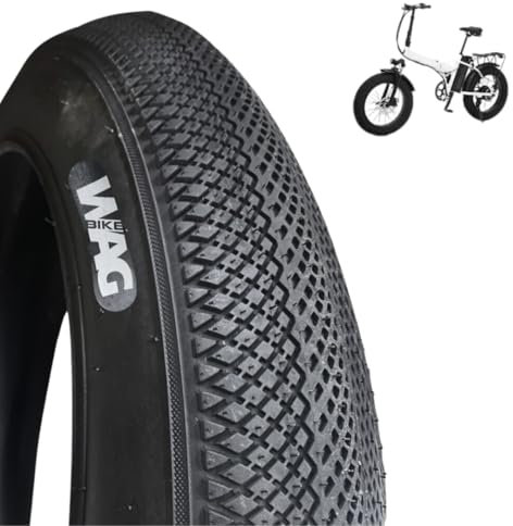 PNEUMATICO WAG 20 X 4.00 COPERTONE GOMMA SLICK BICICLETTA MTB FAT-BIKE ELETTRICA STRADALE