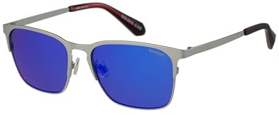 Superdry SDS-5019 - Gafas de sol para hombre 008 gris/azul/azul espejo, gris
