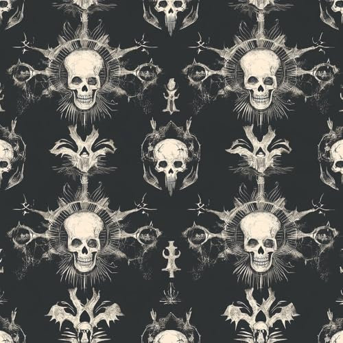 Klebefolie Möbelfolie Tapete Vintage-Gemälde Kontaktpapier Dunkles gotisches Gemälde Klebefolie Vinyl Möbelfolie Wandpapier Dekorfolie Muster Folie für Wohnzimmer Schlafzimmer Küche Wand Möbel