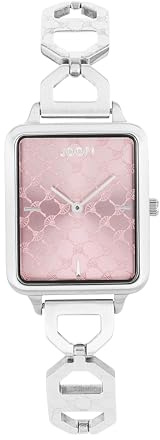 JOOP! Armbanduhr mit Metallband für Damen, Silber, wasserdichte 5 bar, Geschenkidee, kommt in Uhren Geschenkbox, 2100477