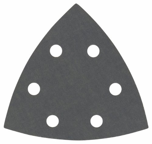 Bosch 5x PRO Plastic and Hard Stone F355 Schleifblatt (für Beton, Harter Stein, Ø 93x93 mm, Körnung 600, Professional Zubehör Multifunktionswerkzeug, Deltaschleifer)