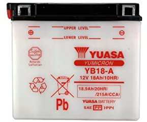 YUASA BATTERIE YB18-A offen ohne Saeure