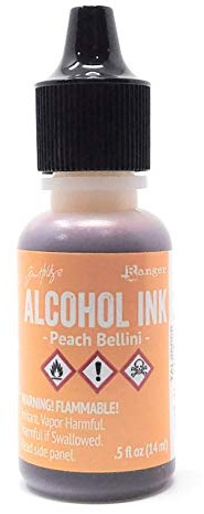 Ranger Adirondack Alcohol Ink, Peach Bellini Alcohol