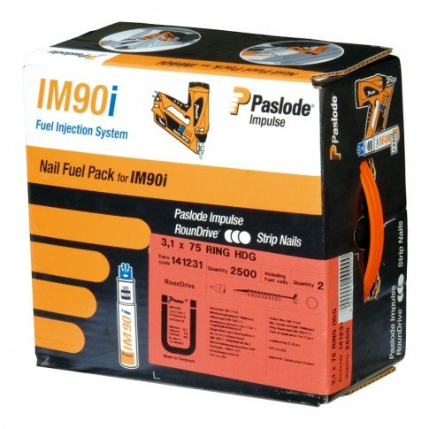 Paslode Impulse Packs - galvanisiert plus (glatt) - Ø 3,1 x 80 mm
