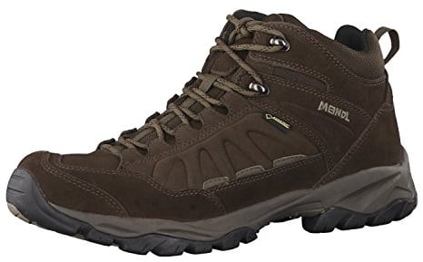 Meindl Herren Litepeak GTX Natur RotWanderstiefel | Das Modell Trekking Basic setzt sich zusammen aus Soft Polyester + Polypropylen Polster, sowie Polyamid zur Verstärkung an Ze