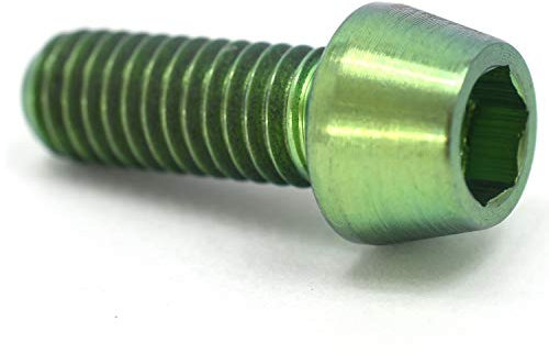 F26 Titan M5 Schraube DIN 912 konisch (Grün, 16mm)