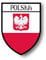Akachafactory Aufkleber Sticker autoaufkleber Wappen Schild Flagge flaggen Fahne Polen r2