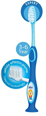 Zahnbürste 36 m + Chicco blau