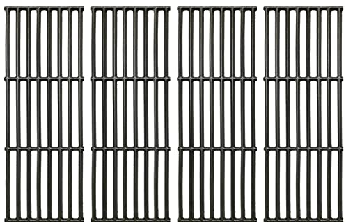 Votenli C66024 (4 Stück) Gusseisen Grillroste Ersatz für Broil King Baron 320, 340, 420, 440, 490, Huntington 2122-64, 2122-67, 6020-54, 6020-57, 6020-64, 6020-67, 6023-89 6120-64