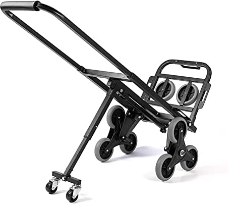Sackkarren Hua Schwerlast-Handwagen-Laufkatze, Treppensteigender LKW-Kletterwagen, Mit Teleskopgriff Und Assistenzrädern Zum Treppensteigen, 150kg Kapazität