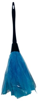 Nespoli Plumero de Plumas, 35 cm, Limpiador Suave, Elimina Fácilmente el Polvo, Ideal para Todo Tipo de Superficies Azul
