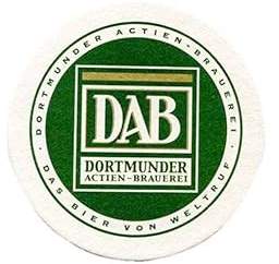 Mixcompany.de Bar & Glas DAB Bierdeckel 60 STK Untersetzer Dortmunder Dab Bier Pilsener Deckel