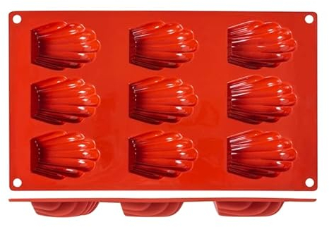 Pavoni Stampo in Silicone per Madeleine 9 Posti