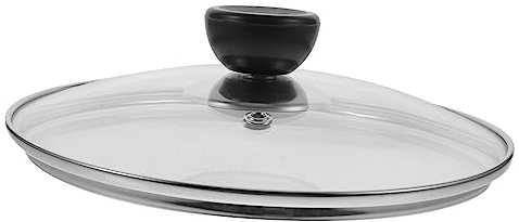 STOBAZA Deckel Für Kochtopf Aus Glas Multifunktions-topfdeckel Anti-riss-pfannendeckel Praktischer Deckel Hitzebeständig Isolierter Griff Geeignet Für Familien Und Restaurantgebrauch