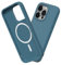 RhinoShield Case kompatibel mit [iPhone 15 Pro Max] | SolidSuit - MagSafe-kompatibel -Stoßdämpfende & schlanke Schutzhülle mit Premium Finish - 3.5 Meter Fallschutz - Ozeanblau