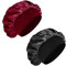 BILGETA 2 Stück Seidenhaube Zum Schlafen,Satin Haarhaube Bonnet für Die Nacht,Schlafhaube Seide,Weiche Bonnet Sleep Cap,Atmungsaktive Schlafmütze Damen Mädchen