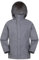 Mountain Warehouse Pakka Kids Waterproof Jacket - Wind Resistant, Lightweight,Breathable Rain Coat for Girls & Boys, Packaway Bag - For Rain, Autumn, Winter Grey Kids Size 5-6 Years