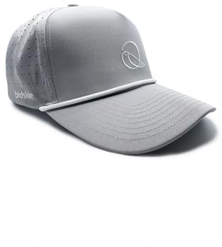 birdskie Captain Golf Snapback Mütze mit Seil-Design, Grau, Grau, Einheitsgr��e