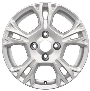 Ford Genuine Fiesta Mk7 15'' Alloy Wheel 5 Spoke Sparkle Silver 2012-2019 2238224