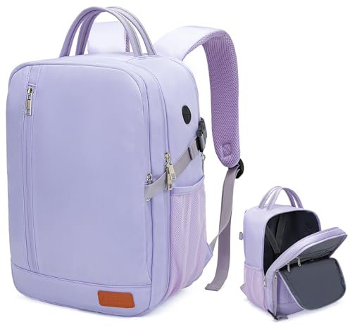 Lossga for Ryanair Cabin Bags Underseat 40x30x20 Anti Theft Carry-ons 40x20x25, Travel Backpack Cabin Size Hand Luggage Bag with Water Bottle Holder