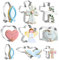 BLIENKREBY 9 moldes de peces, moldes de galletas cristianos para comunión, juego de comunión, decoración de Pascua, acero inoxidable, para comunión, formas de galletas, cruz, pez cristiano, paloma,