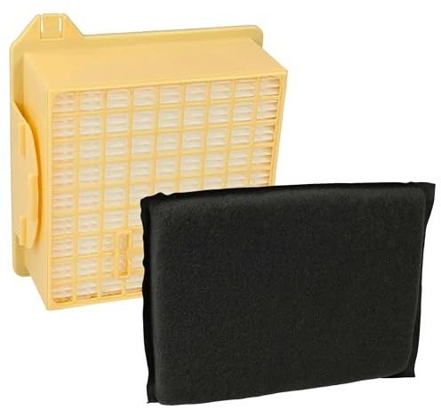 vhbw Filter-Set kompatibel mit Vorwerk Kobold VT260, VT270, VT300, VT265 Staubsauger - 2x Filter (HEPA-Filter, Aktivkohlefilter)