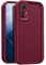 GOGME Cover per Xiaomi 12 Lite, Custodia Protettiva Completa in Silicone TPU Morbido, Cover Antipolvere Antiurto - Vino Rosso