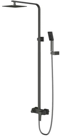 Omnires PM7444GR Parma Aufputz-Duschsystem, Graphite