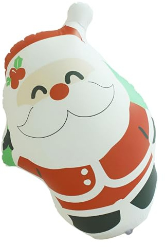 Aufblasbare Weihnachtsfigur, Innen- und Außenbereich, Weihnachtsfiguren, freistehend, aufblasbar, Willkommensstatue, saisonale Requisiten für Balkon, Hinterhof