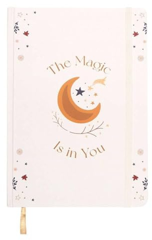 The Magic Is in You A5 Notizbuch, kreatives Schreiben & Zeichnen Journal, 100 Blatt (200 Seiten), elegantes Design, hochwertiges Papier, ideales Geschenk für Schriftsteller, Künstler und Träumer
